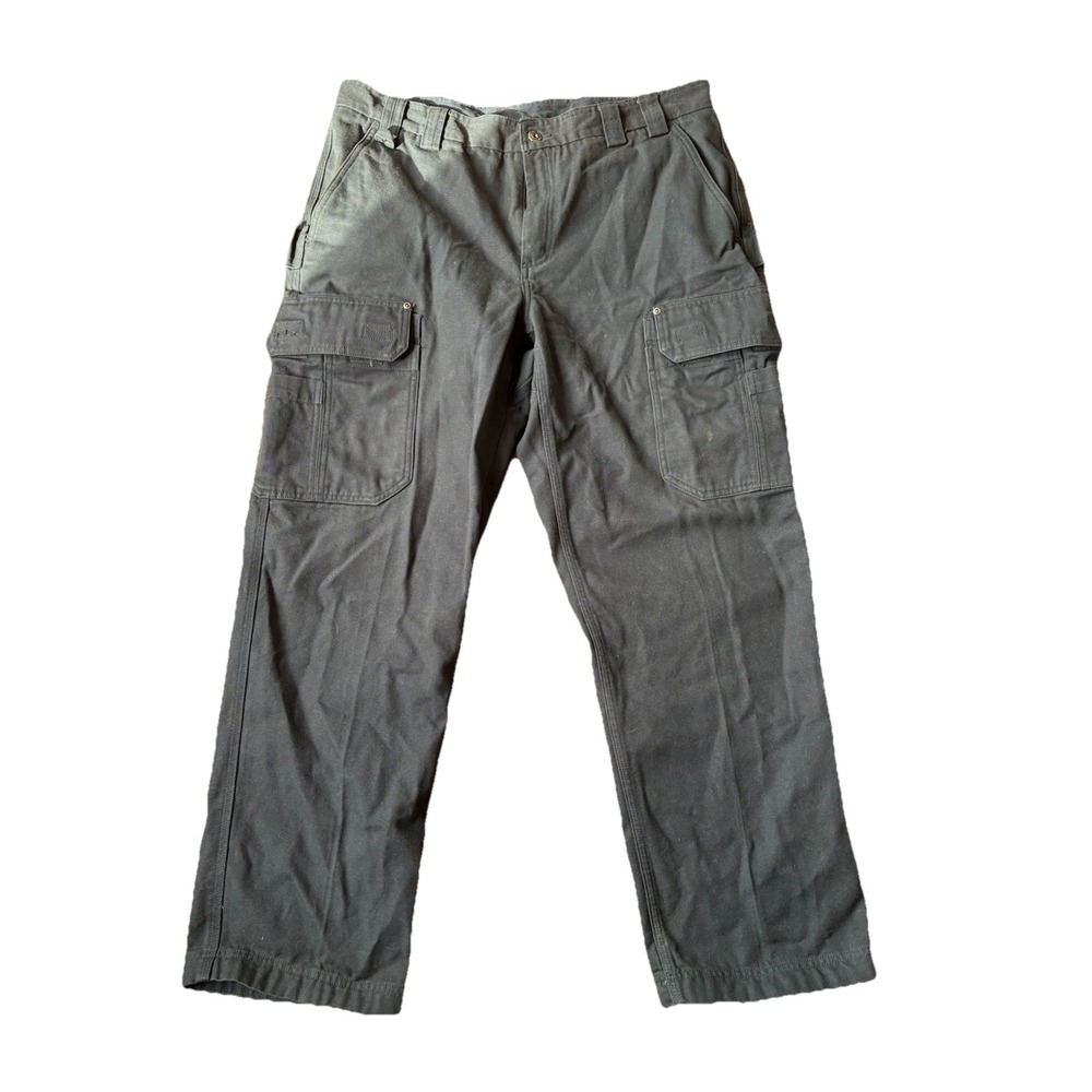 Duluth‎ Trading Men's Cargo Pants Blue Rivets Pockets size 40x30 Work